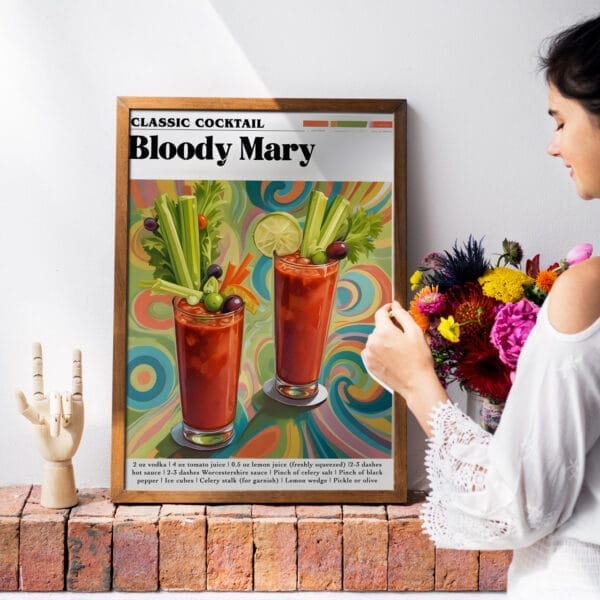 Bloody Marry Wall Art Desing 1 Bloody Marry Wall Art Desing 1
