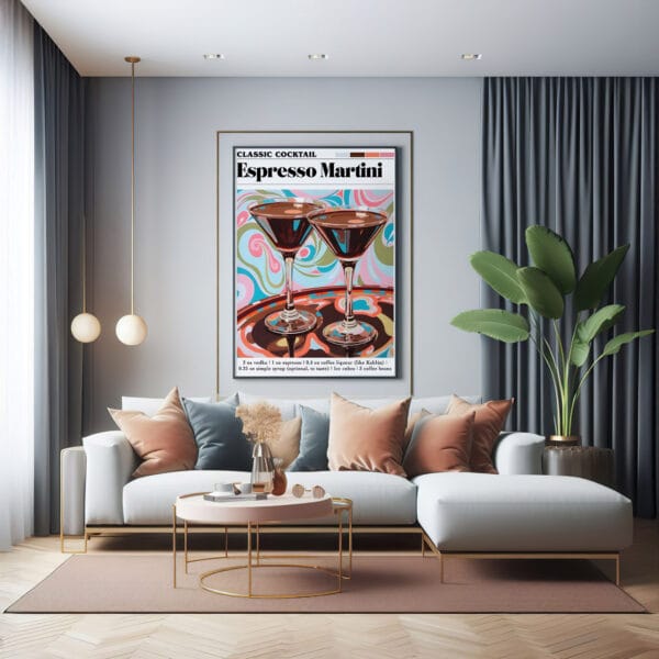 Espresso Martini Wall Art Desing 1 Espresso Martini Wall Art Desing 1
