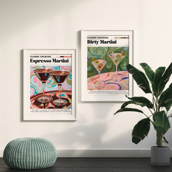 Espresso Martini Wall Art Desing 3 Espresso Martini Wall Art Desing 3