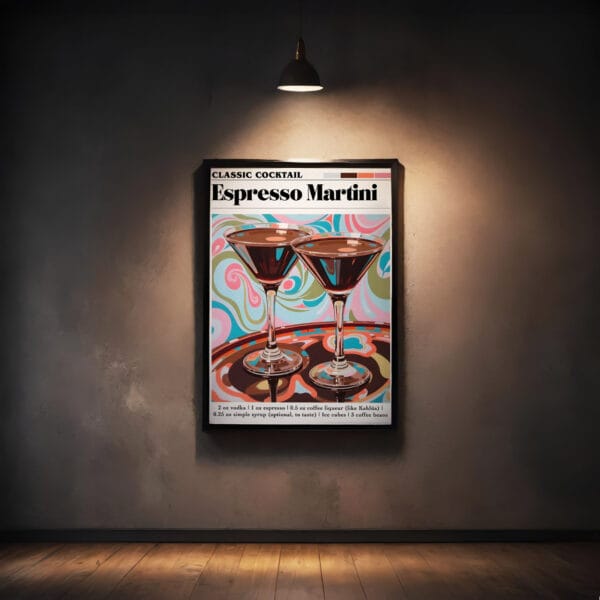 Espresso Martini Wall Art Desing 4 Espresso Martini Wall Art Desing 4