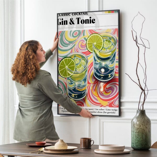 Picture frame mockup psd hanging on wall minimal interior design Picture frame mockup psd hanging on wall minimal interior design