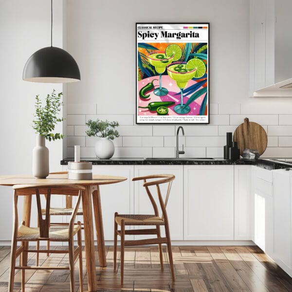 Spicy-Margarita Kitchen 2 a kitchen with a table and chairs