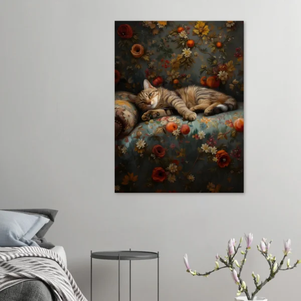 57c8c953-6f1d-403d-a07b-c8d03b50442a.webp Tabby Cat Sleeping Art