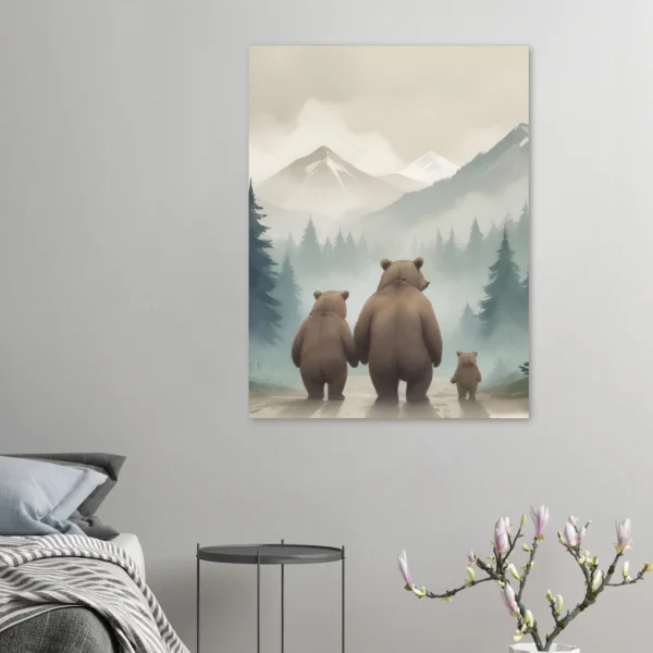7e85341a-87fd-483e-b75f-494d68ffe0d7.webp Bear Family wall art