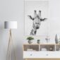 Giraffe Print Safari Nursery Wall Art