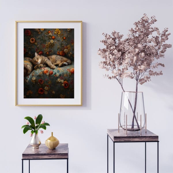 A tabby cat sleeping peacefully single basic-2 A tabby cat sleeping peacefully single basic-2