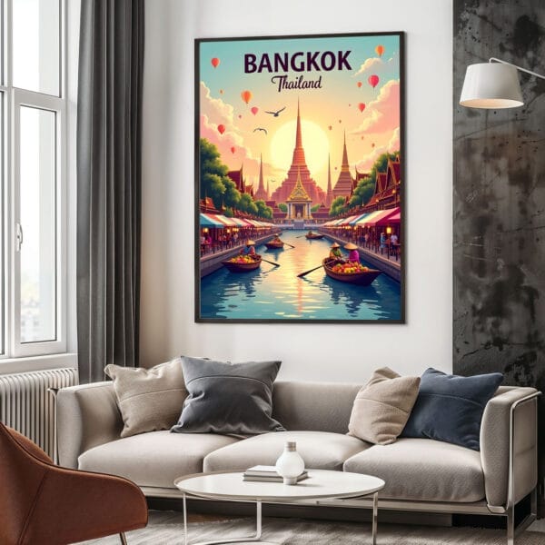 Bangkok-Tahiland Detailed-Basic-Wall Bangkok-Tahiland Detailed-Basic-Wall