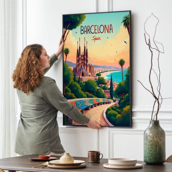 Picture frame mockup psd hanging on wall minimal interior design Picture frame mockup psd hanging on wall minimal interior design