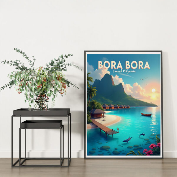 Bora Bora-French Polynesia laydown Bora Bora-French Polynesia laydown