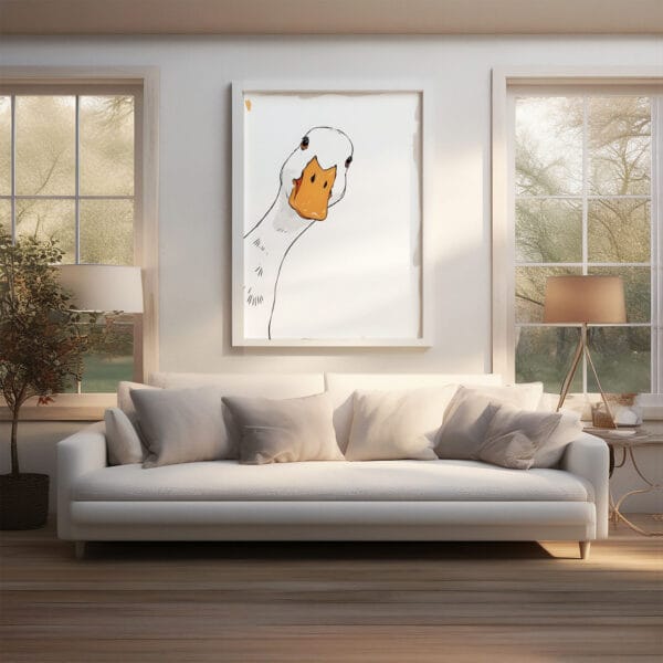 Duck Portrait Wall Art Scandinavia Duck Portrait Wall Art Scandinavia