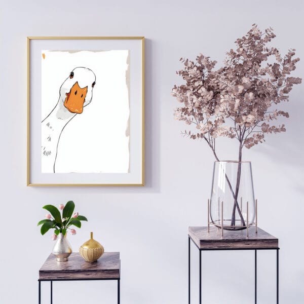 Duck Portrait Wall Art single basic-2 Duck Portrait Wall Art single basic-2