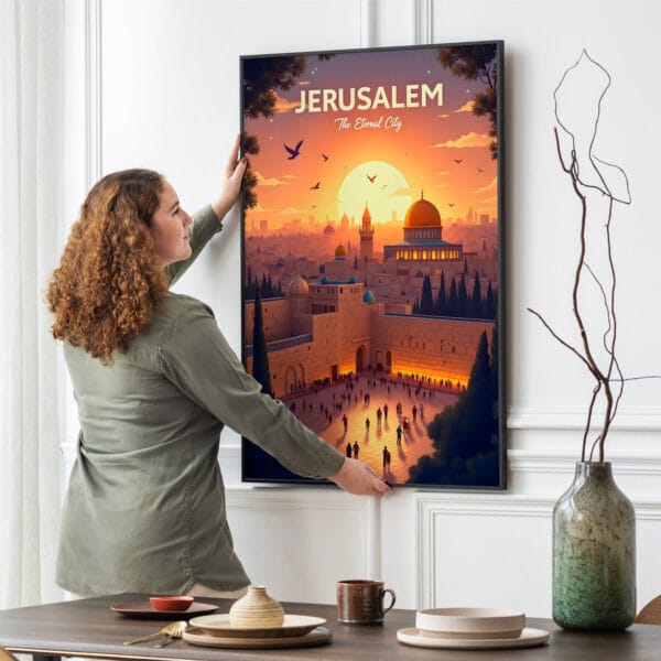 Picture frame mockup psd hanging on wall minimal interior design Picture frame mockup psd hanging on wall minimal interior design