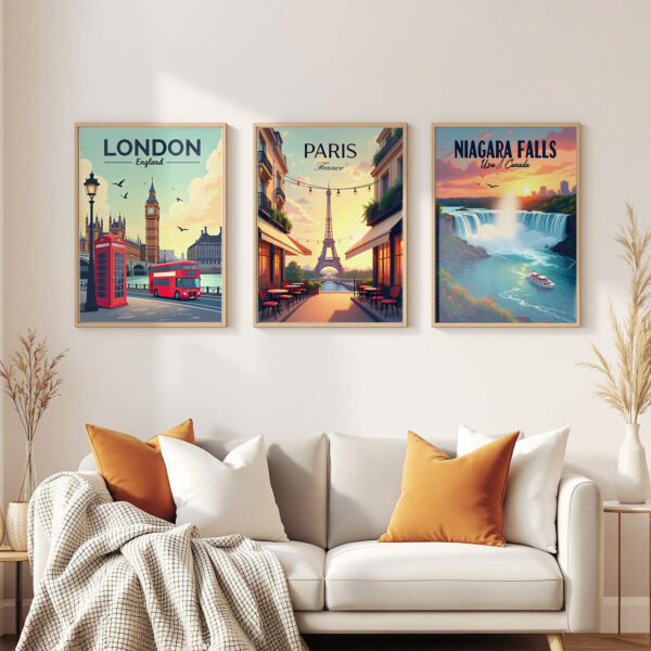 Niagara-Falls-USA-Canada 3-frames-wall Niagara-Falls-USA-Canada 3-frames-wall