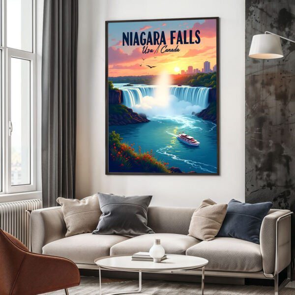 Niagara-Falls-USA-Canada Detailed-Basic-Wall Niagara-Falls-USA-Canada Detailed-Basic-Wall