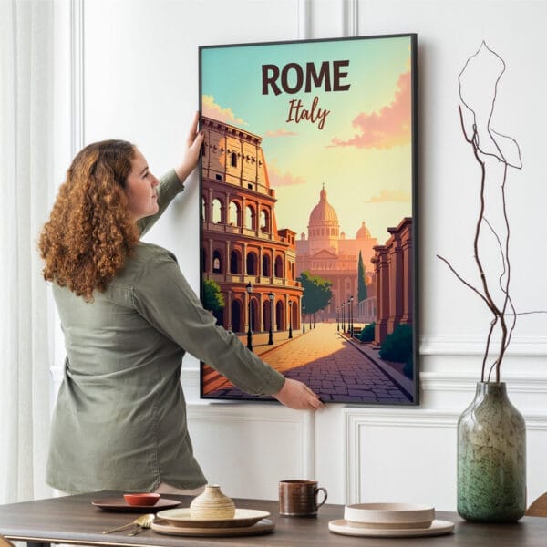 Picture frame mockup psd hanging on wall minimal interior design Picture frame mockup psd hanging on wall minimal interior design