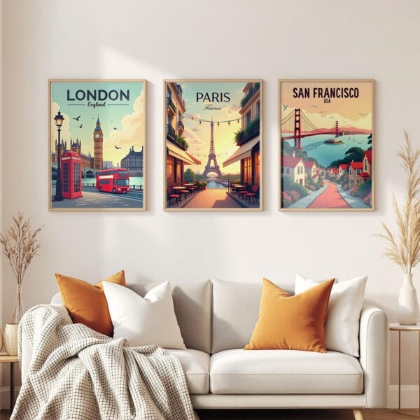 San-Francisco 3-frames-wall San-Francisco 3-frames-wall