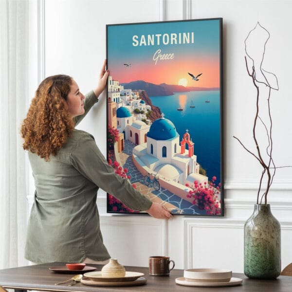 Picture frame mockup psd hanging on wall minimal interior design Picture frame mockup psd hanging on wall minimal interior design