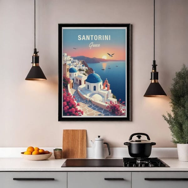 Santorini-Greece kitchen 1 Santorini-Greece kitchen 1