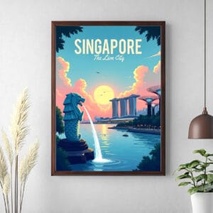 Singapore Wall Art