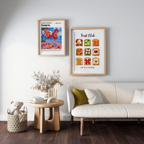 Toast-club-wall-art double-one-constant Toast-club-wall-art double-one-constant