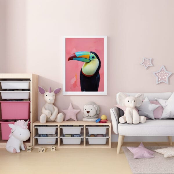 Toucan Wall Art Print Nursery-1 Toucan Wall Art Print Nursery-1