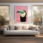 Toucan Wall Art Print Scandinavia