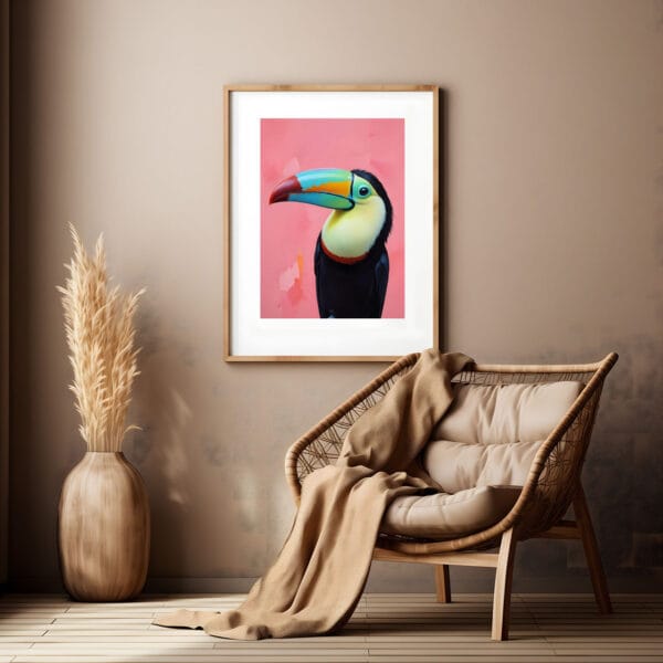 Toucan Wall Art Print bohem 1 Toucan Wall Art Print bohem 1