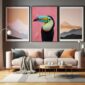 Toucan Wall Art Print modern 3