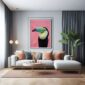 Toucan Wall Art Print modern