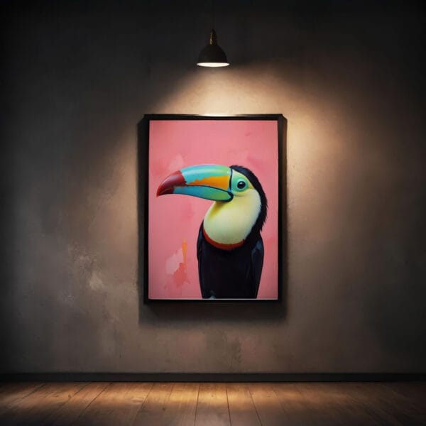Toucan Wall Art Print spot Toucan Wall Art Print spot