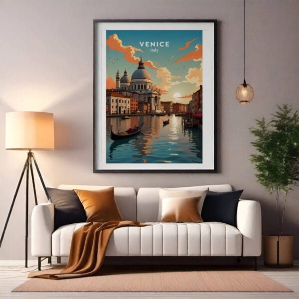 Venice-travel-poster modern 2 Venice-travel-poster modern 2