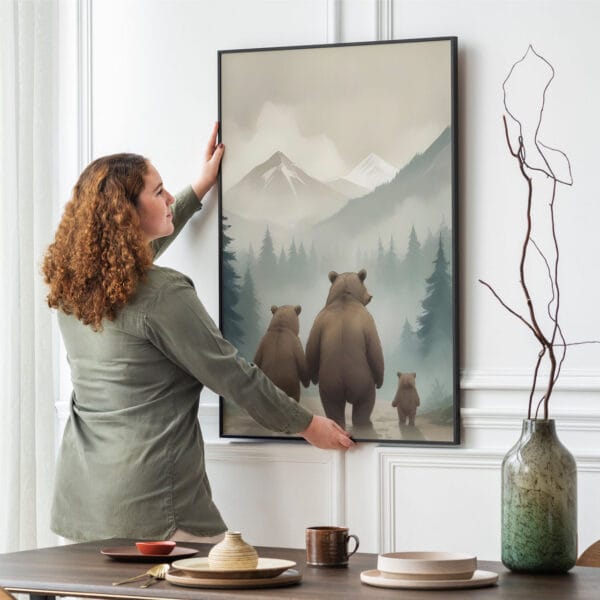 Bear family Wall Art Bear family Wall Art