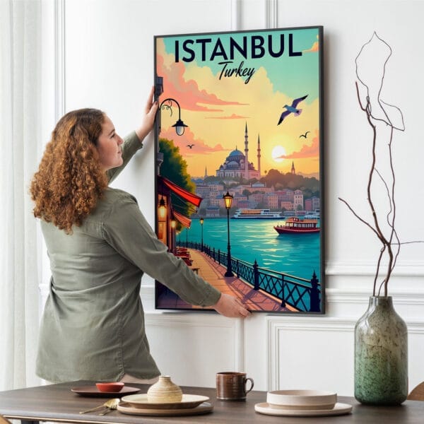 Picture frame mockup psd hanging on wall minimal interior design Picture frame mockup psd hanging on wall minimal interior design