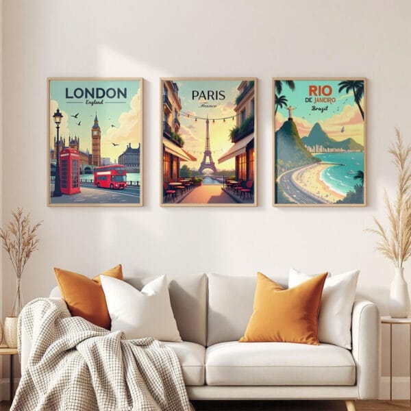 rio-de-janeiro-brazil 3-frames-wall rio-de-janeiro-brazil 3-frames-wall