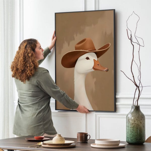 Picture frame mockup psd hanging on wall minimal interior design Picture frame mockup psd hanging on wall minimal interior design