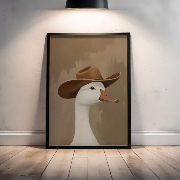 silly cowboy goose print laydown2 silly cowboy goose print laydown2