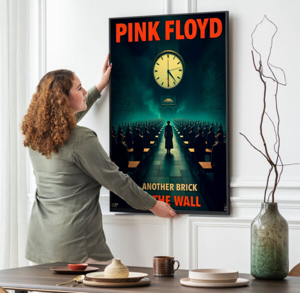 Picture frame mockup psd hanging on wall minimal interior design Picture frame mockup psd hanging on wall minimal interior design