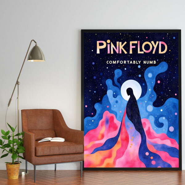 Poster Frame in living room Psd Mockup Poster Frame in living room Psd Mockup