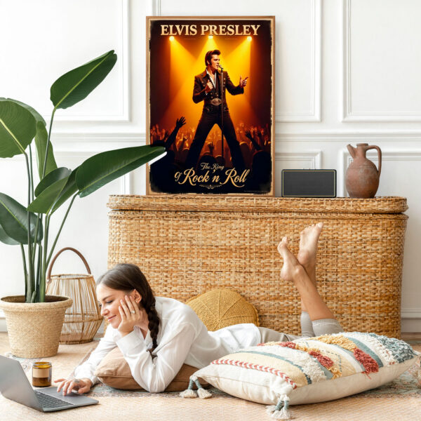 Picture frame mockup psd with bohemian home decor Picture frame mockup psd with bohemian home decor