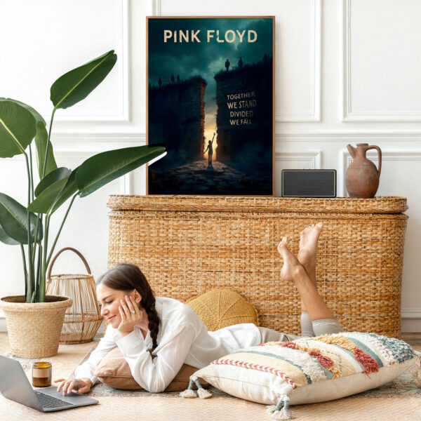 Picture frame mockup psd with bohemian home decor Picture frame mockup psd with bohemian home decor