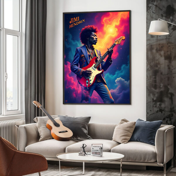 Jimi Hendrix Detailed-Basic-Wall Jimi Hendrix Detailed-Basic-Wall