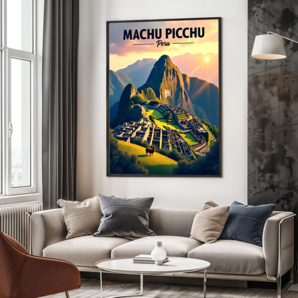 Machu Picchu Peru Detailed-Basic-Wall Machu Picchu Peru Detailed-Basic-Wall