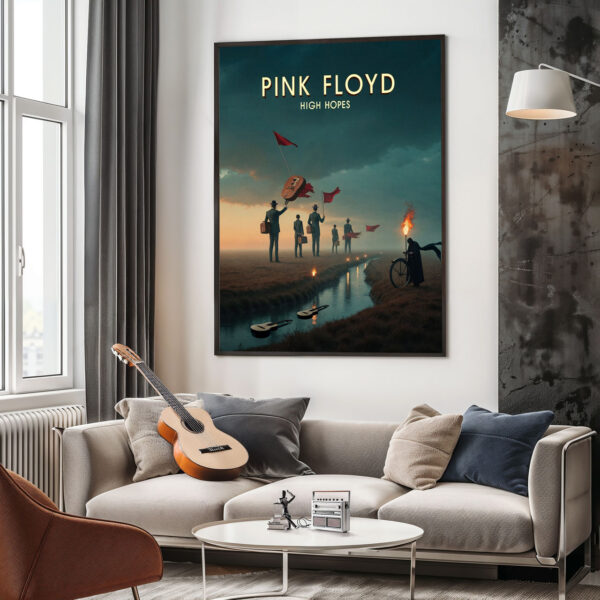 Pink Floyd - High Hopes- Surreal Balance of Time Detailed-Basic-Wall Pink Floyd - High Hopes- Surreal Balance of Time Detailed-Basic-Wall