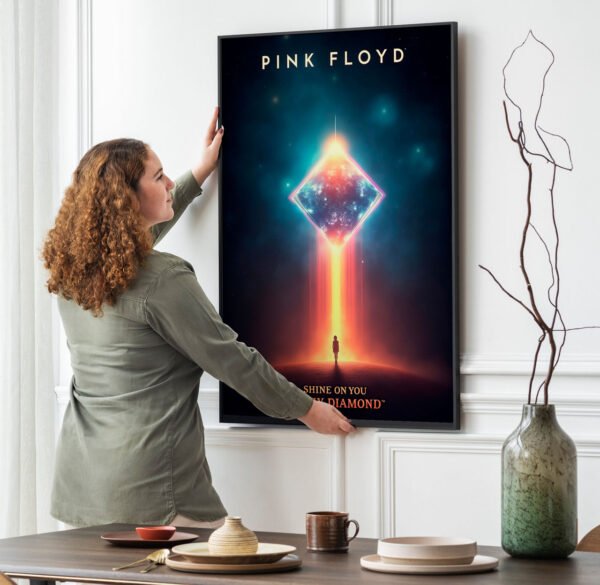 Picture frame mockup psd hanging on wall minimal interior design Picture frame mockup psd hanging on wall minimal interior design