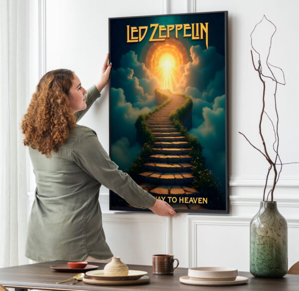 Picture frame mockup psd hanging on wall minimal interior design Picture frame mockup psd hanging on wall minimal interior design