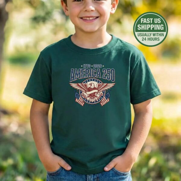 America 250 Shirt (Toddler) – Celebrate USA’s Legacy, Perfect Patriotic Gift, Vintage Style For Proud Americans America 250 Shirt (Toddler) – Celebrate USA’s Legacy, Perfect Patriotic Gift, Vintage Style For Proud Americans