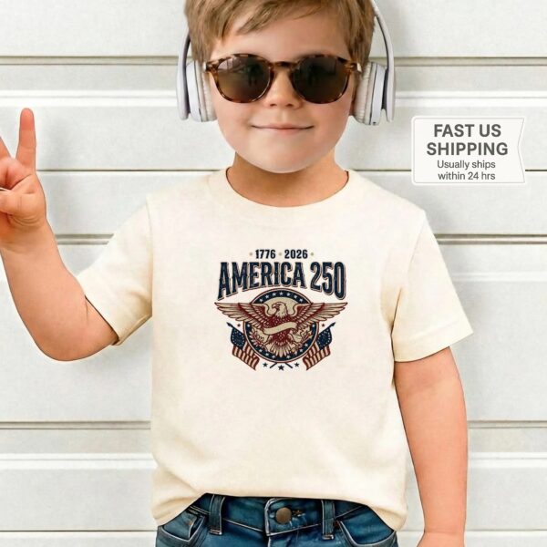 America 250 Shirt (Toddler) – Celebrate USA’s Legacy, Perfect Patriotic Gift, Vintage Style For Proud Americans America 250 Shirt (Toddler) – Celebrate USA’s Legacy, Perfect Patriotic Gift, Vintage Style For Proud Americans