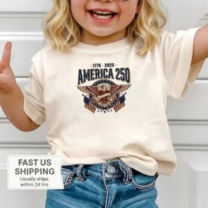 America 250 Shirt (Toddler) – Celebrate USA’s Legacy, Perfect Patriotic Gift, Vintage Style For Proud Americans