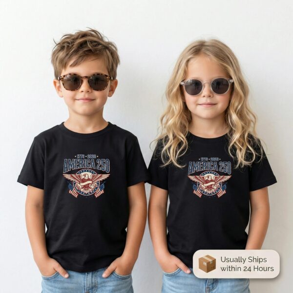 America 250 Shirt (Toddler) – Celebrate USA’s Legacy, Perfect Patriotic Gift, Vintage Style For Proud Americans America 250 Shirt (Toddler) – Celebrate USA’s Legacy, Perfect Patriotic Gift, Vintage Style For Proud Americans