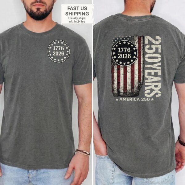 America 250th Anniversary Shirt – Celebrate With Patriotic Pride, Perfect Gift For History Lovers, Crafted In Soft Cotton America 250th Anniversary Shirt – Celebrate With Patriotic Pride, Perfect Gift For History Lovers, Crafted In Soft Cotton
